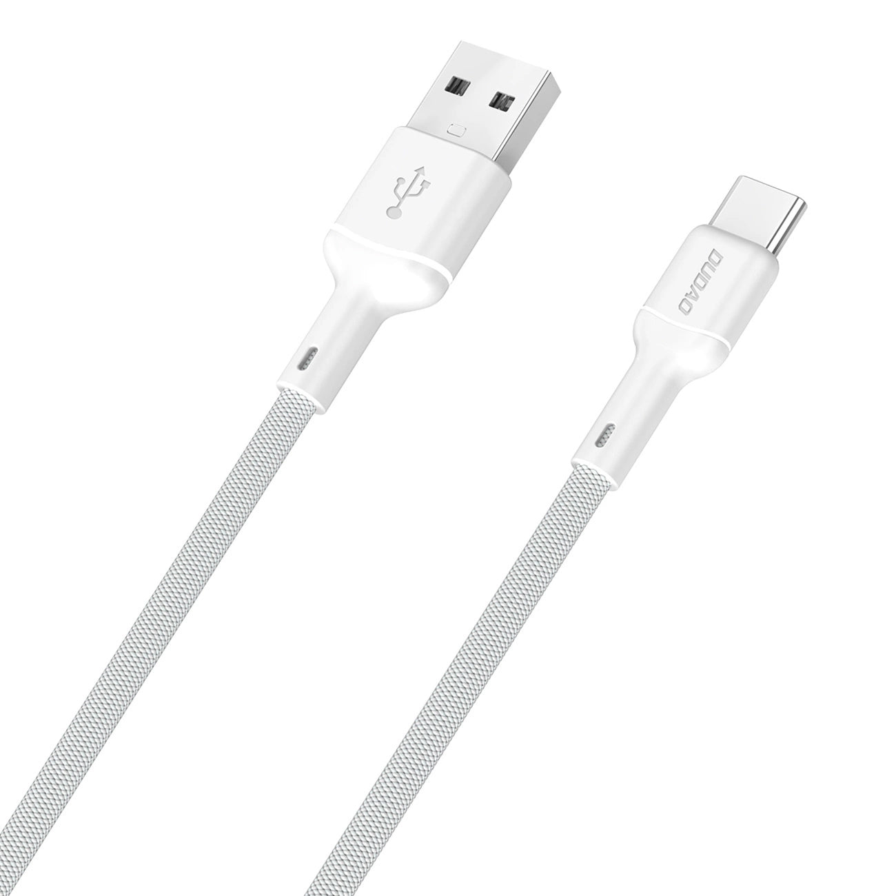 Datový a nabíjecí kabel USB-A - USB-C Dudao L9T, 100W, 1m, Bílý