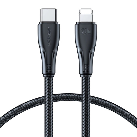 Datový a nabíjecí kabel USB-C - Lightning Joyroom S-A11, 20W, 0.25m, černý