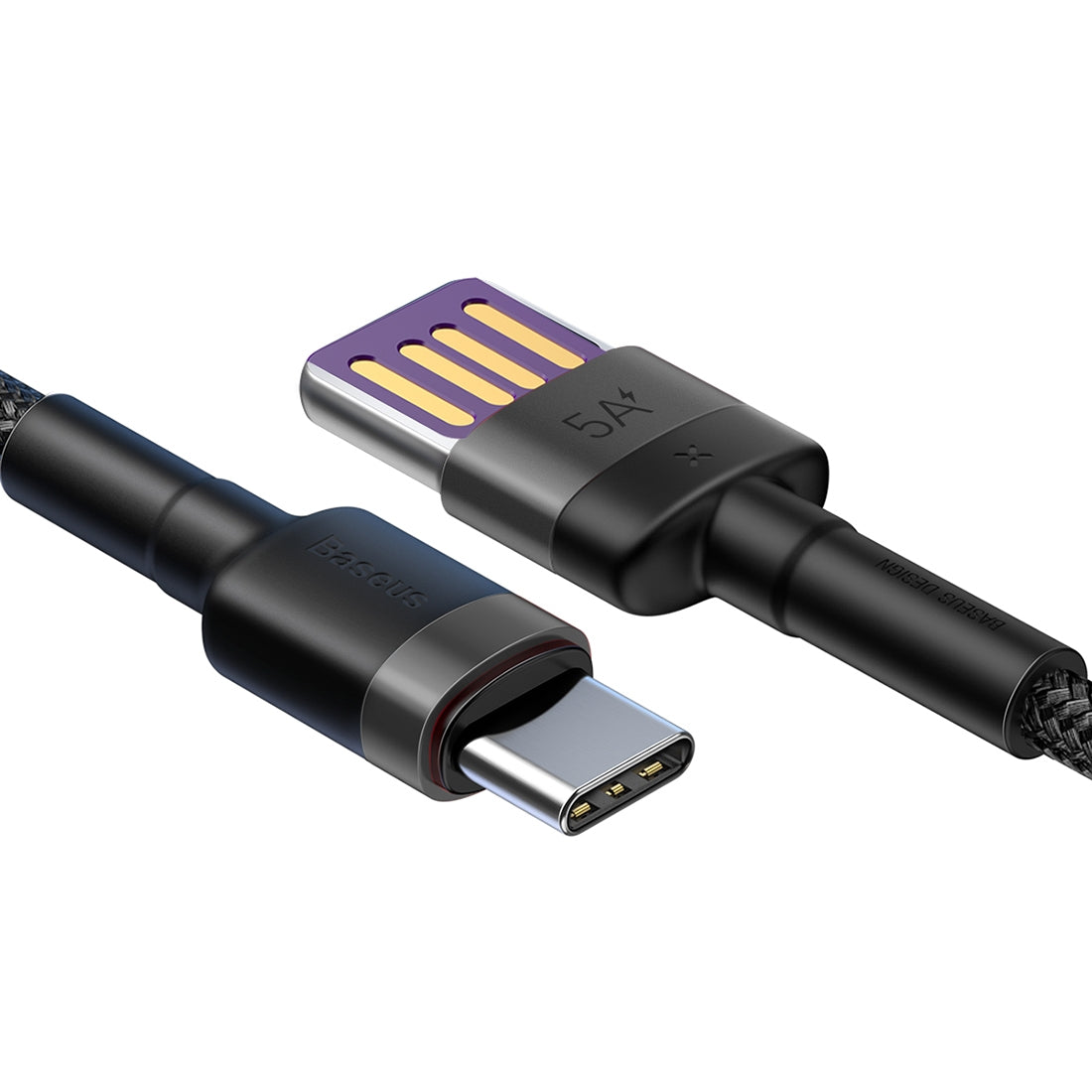 Datový a nabíjecí kabel USB-A - USB-C Baseus Cafule Special Edition, 40W, 1m, šedý CATKLF-PG1