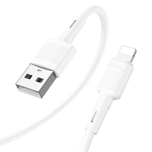 Datový a nabíjecí kabel USB-A - Lightning HOCO X83 Victory, 18W, 1m, Bílý