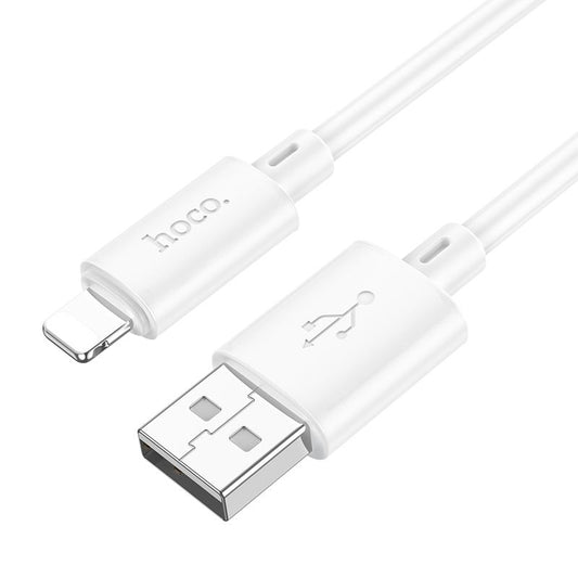 HOCO X88 USB-A - Lightning datový a nabíjecí kabel HOCO X88, 18W, 1m, bílý