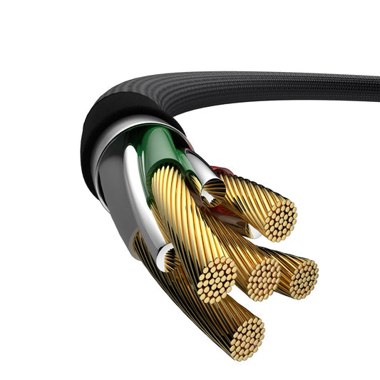 Datový a nabíjecí kabel USB-C - USB-C DEVIA EC641, 240W, 1m, černý