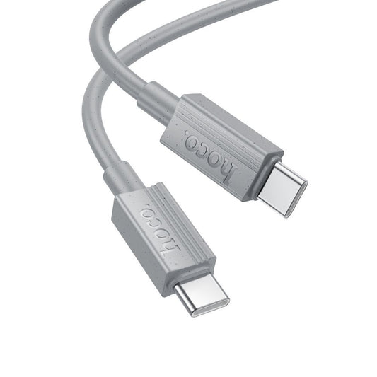 Datový a nabíjecí kabel USB-C - USB-C HOCO X107, 60W, 1m, šedý