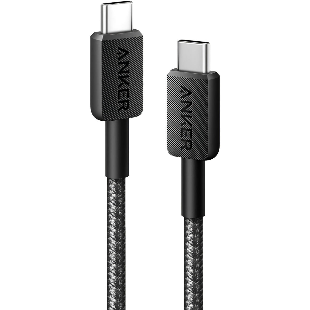 Kabel pro data a nabíjení USB-C - USB-C Anker 322, 60W, 1.8m, Černý A81F6G11