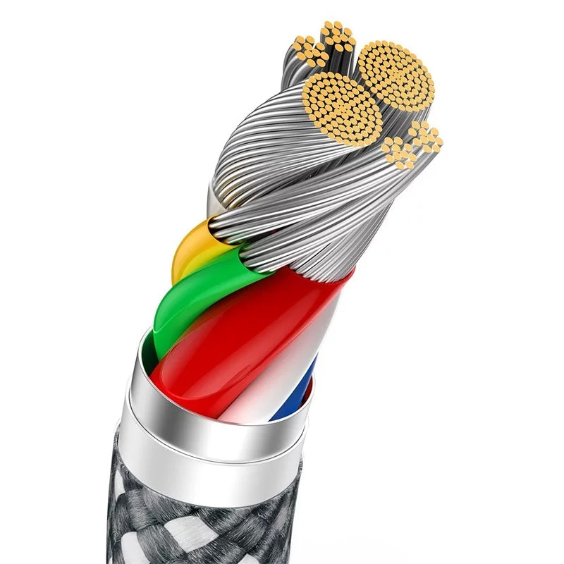 Kabel pro data a nabíjení USB-C - USB-C Baseus Dynamic Series, 100W, 1m, šedý CALD000216