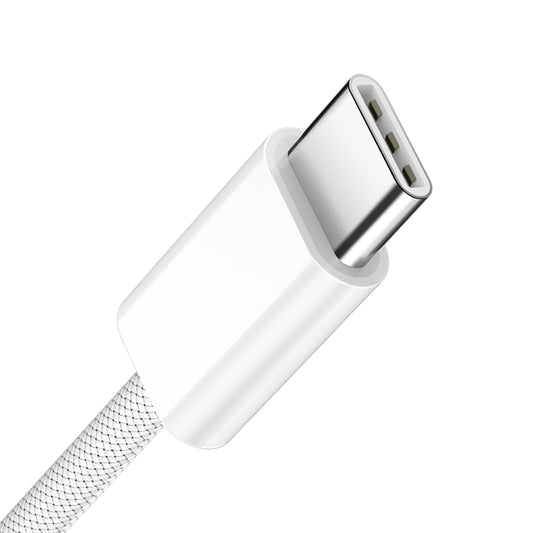 Datový a nabíjecí kabel USB-C - USB-C BWOO BO-X284, 60W, 1m, Bílý