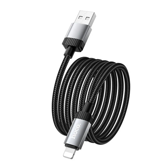 Datový a nabíjecí kabel USB-A - Lightning HOCO X117, 18W, 1m, černý