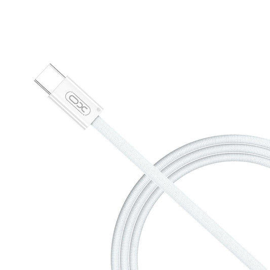 Datový a nabíjecí kabel USB-C - USB-C XO Design NB-Q260B, 60W, 1.5m, Bílý
