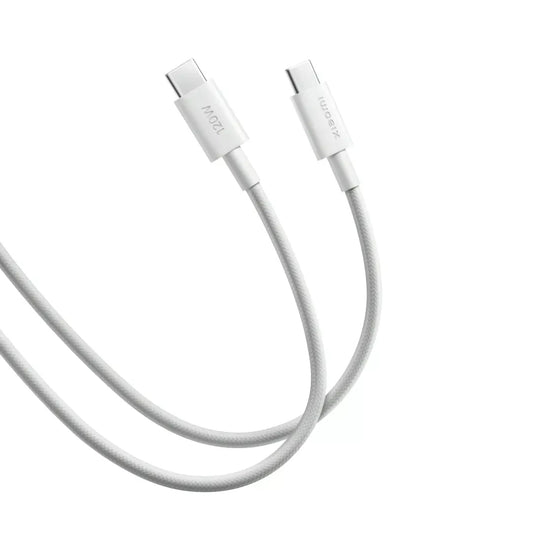Kabel pro data a nabíjení USB-C - USB-C Xiaomi, 120W, 1m, Bílý BHR087KGL