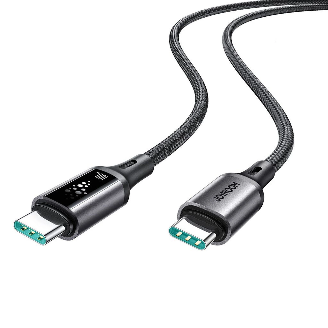 Datový a nabíjecí kabel USB-C - USB-C Joyroom S-A60 StarTalk, 100W, 1.2m, černý