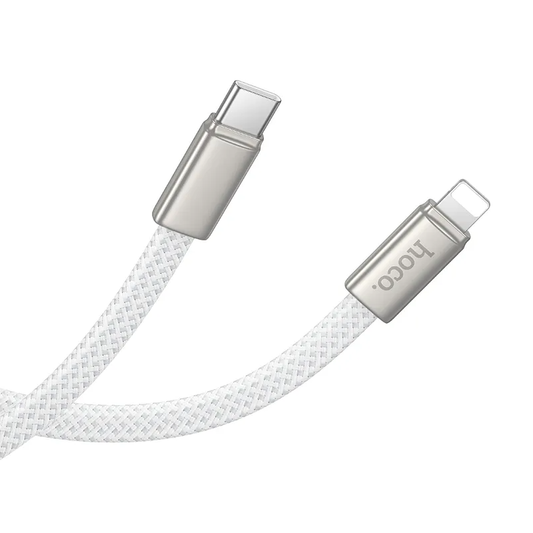 Datový a nabíjecí kabel USB-C - Lightning HOCO X125, 30W, 1m, Bílý
