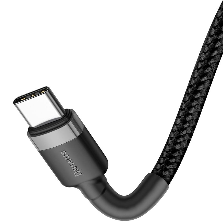 Datový a nabíjecí kabel USB-C - USB-C Baseus Cafule, 60 W, 2 m, černý CATKLF-HG1