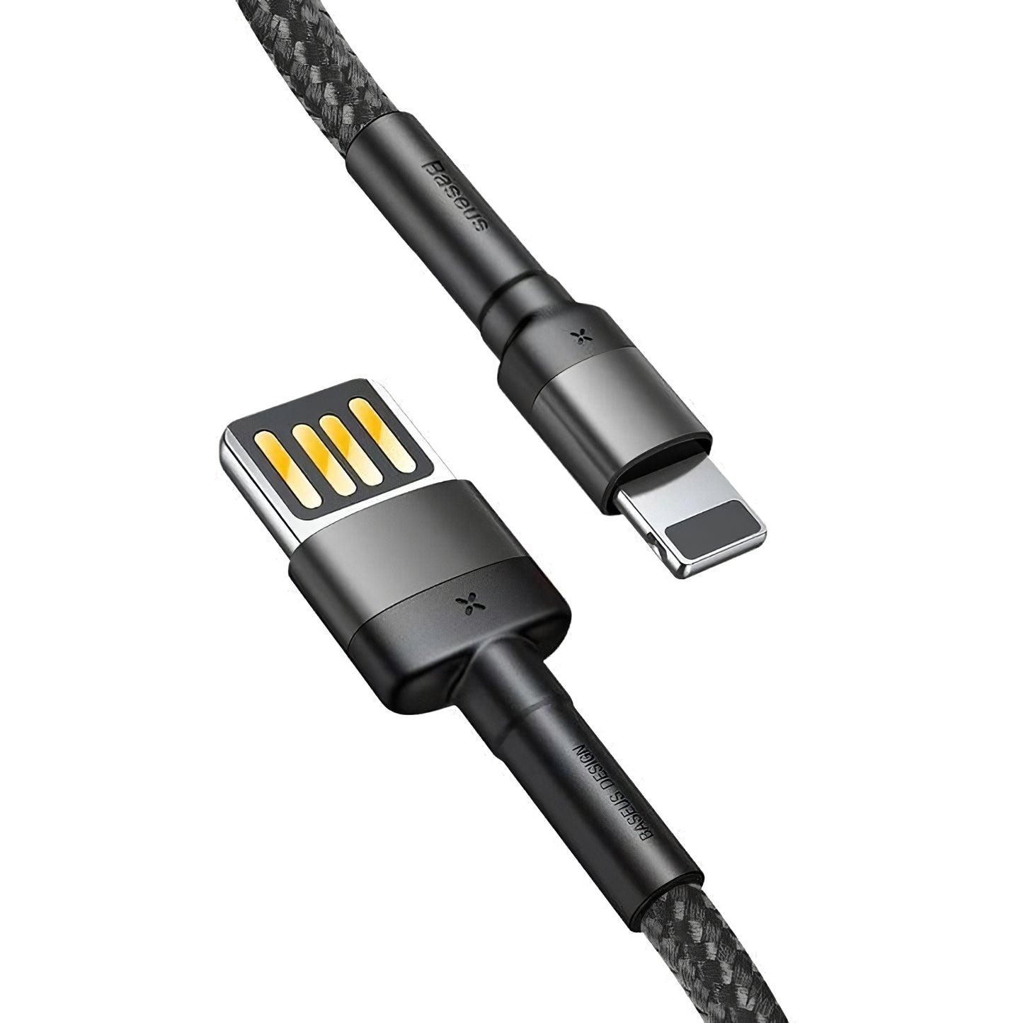 Datový a nabíjecí kabel USB-A - Lightning Baseus Cafule Special Edition, 18W, 2m, šedý CALKLF-HG1