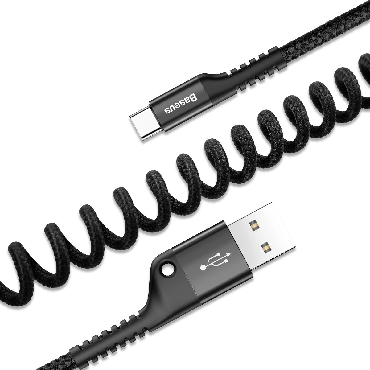 Datový a nabíjecí kabel USB-A - USB-C Baseus s rybím okem, 18 W, 1 m, černý CATSR-01 CATSR-01