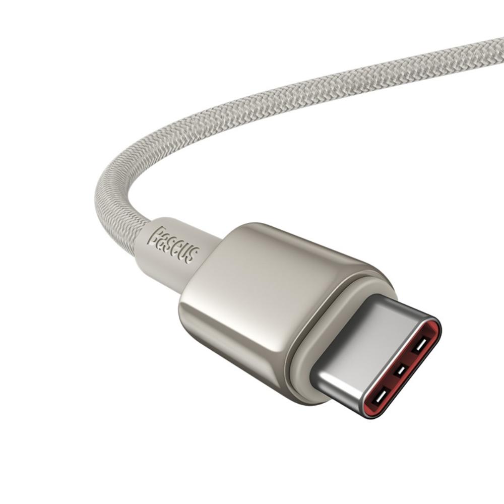 Kabel pro data a nabíjení USB-C - USB-C Baseus Tungsten Gold, 100W, 1m, Zlatý P10319800G21-00