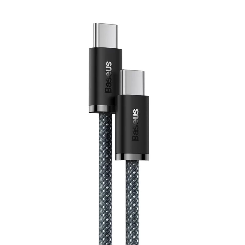 Kabel pro data a nabíjení USB-C - USB-C Baseus Dynamic Series, 100W, 1m, šedý CALD000216