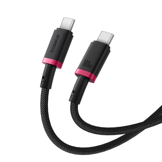 Datový a nabíjecí kabel USB-C - USB-C Baseus Dura Series, 100W, 2m, Červený P10377803U01-02