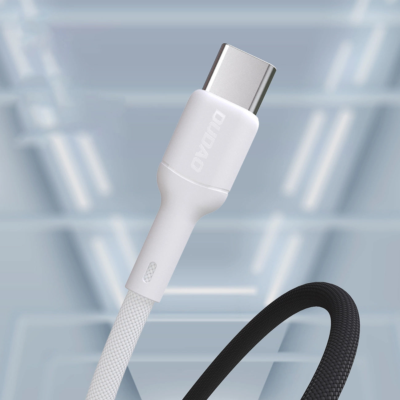 Datový a nabíjecí kabel USB-A - USB-C Dudao L9T, 100W, 1m, Bílý