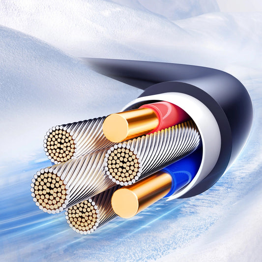 Datový a nabíjecí kabel USB-A - Lightning Joyroom S-A43 Crystal, 18W, 1.5m, černý