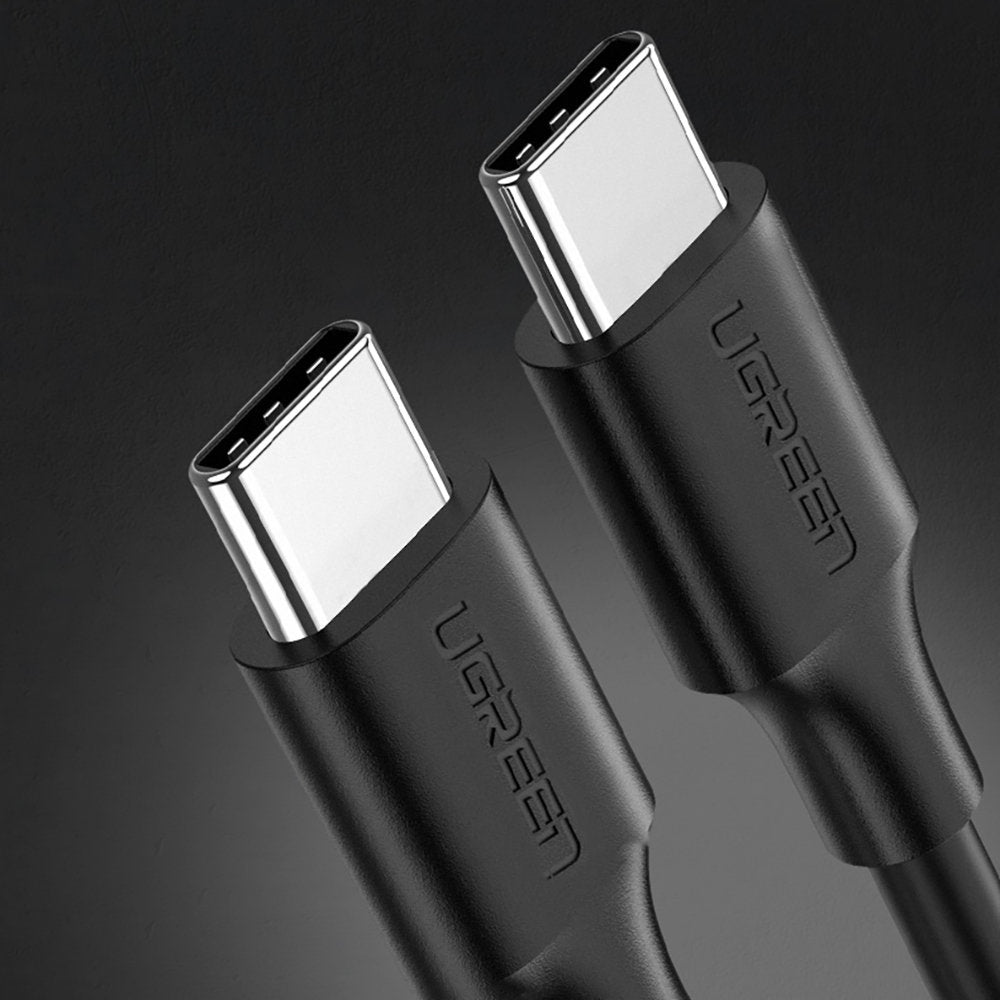 Datový a nabíjecí kabel USB-C - USB-C UGREEN US286, 60W, 1,5m, černý