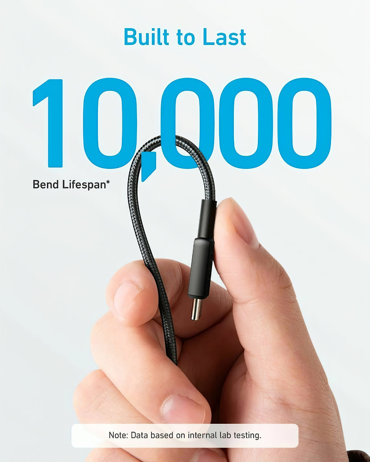 Kabel pro data a nabíjení USB-C - USB-C Anker 322, 60W, 1.8m, Černý A81F6G11