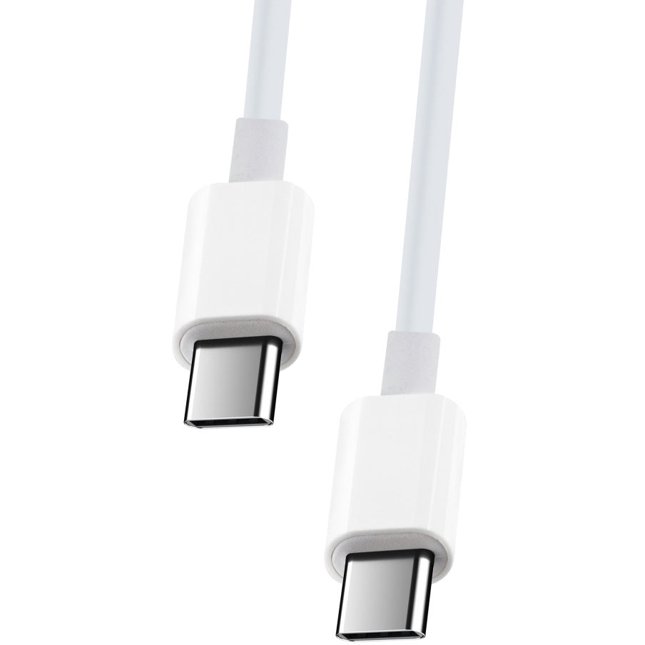 Kabel pro data a nabíjení USB-C - USB-C MaXlife MXUC-05, 100W, 1m, bílý