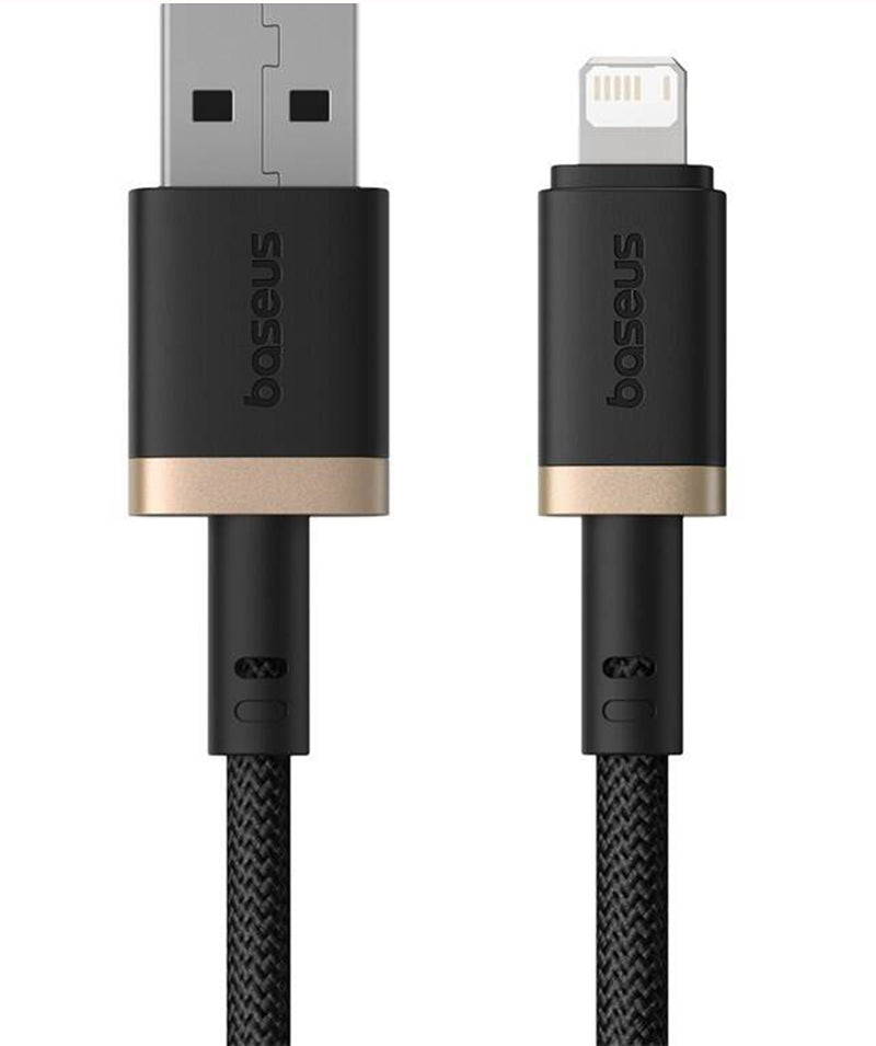 Datový a nabíjecí kabel USB-A - Lightning Baseus Dura Series, 18W, 1m, Zlatý P10377801U01-00