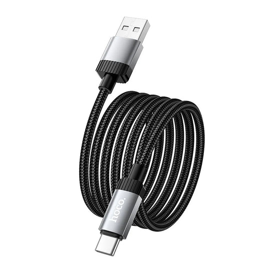 Datový a nabíjecí kabel USB-A - USB-C HOCO X117, 60W, 1m, Černý
