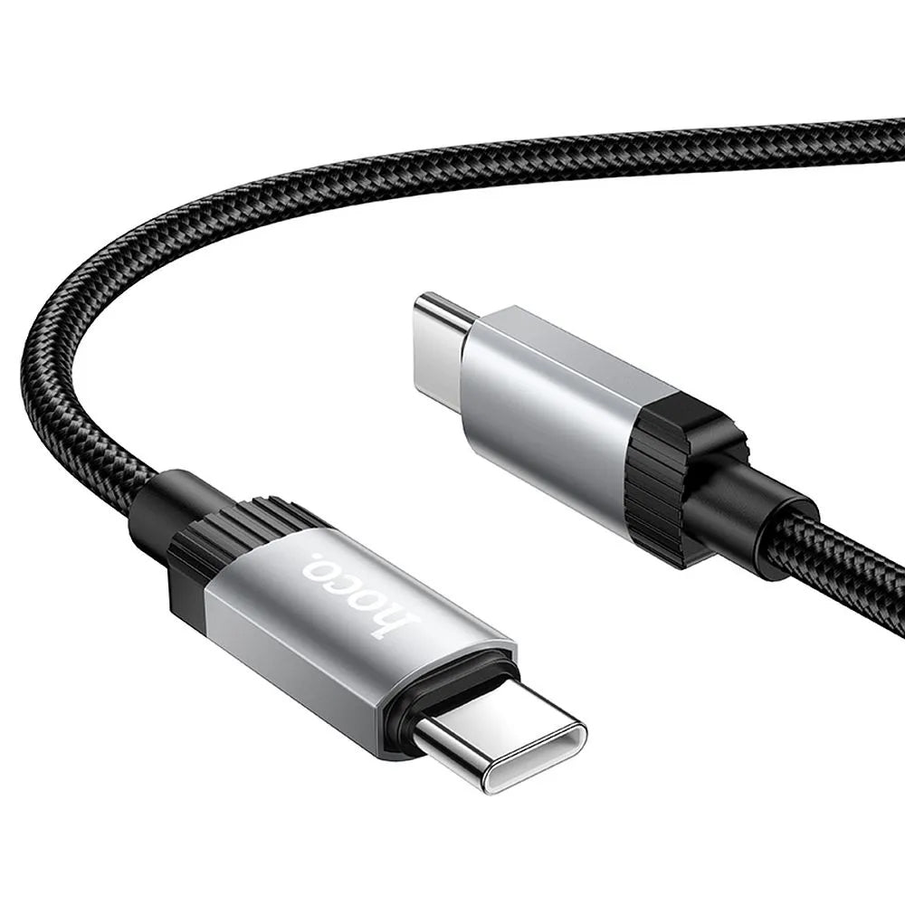 Datový a nabíjecí kabel USB-C - USB-C HOCO X117, 60W, 1m, černý