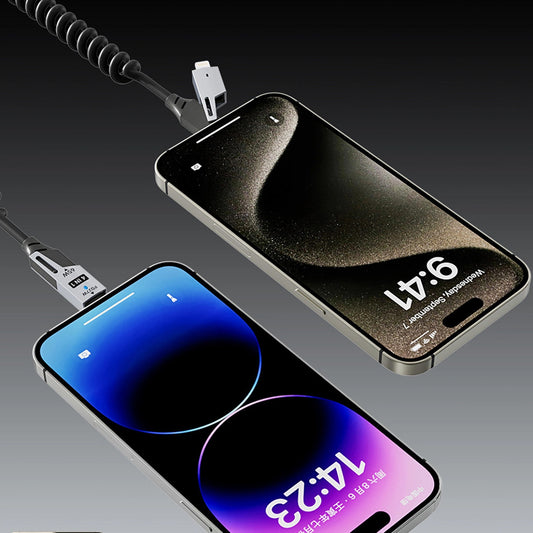 Datový a nabíjecí kabel USB-A / USB-C - Lightning / USB-C Dudao L20 Pro, 65W, 1.5m, černý