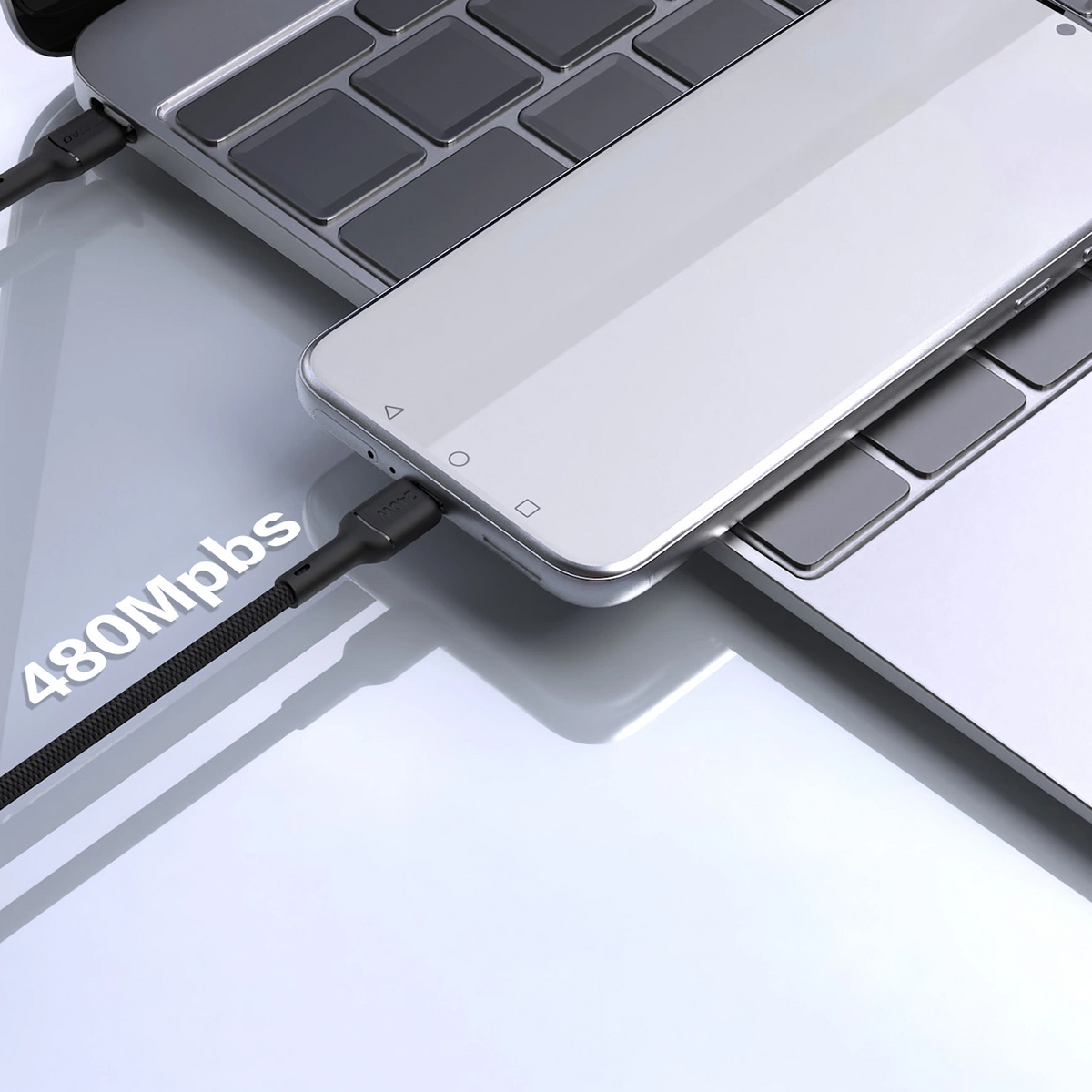 Datový a nabíjecí kabel USB-C - USB-C Dudao L9C Max, 240W, 1,2 m, černý