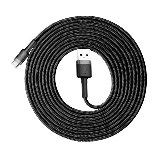 Datový a nabíjecí kabel USB-A na USB-C Baseus Cafule, 18 W, 3 m, šedý CATKLF-UG1 CATKLF-UG1