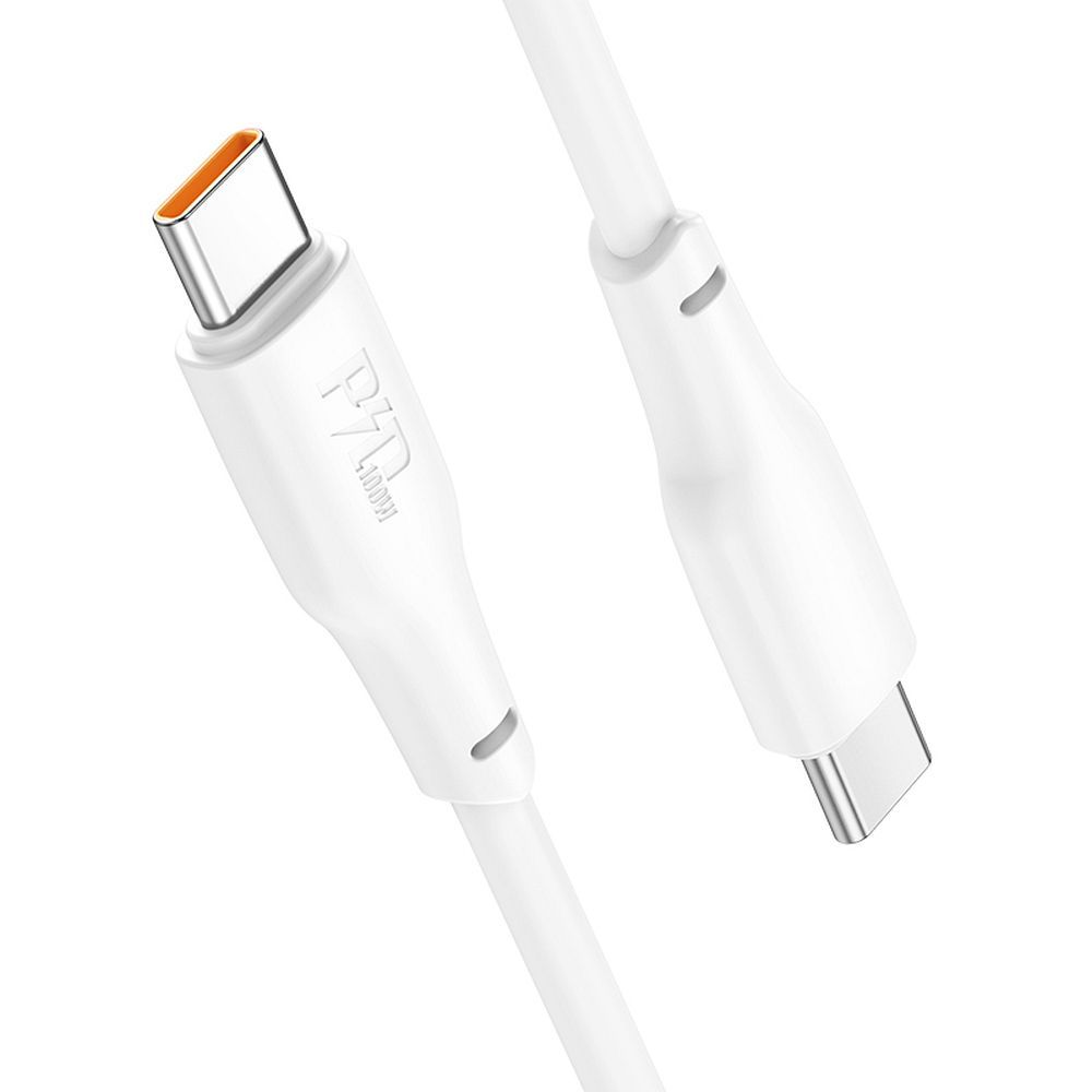 USB-C Data and Charging Cable - USB-C HOCO X93, 100W, 1m, White