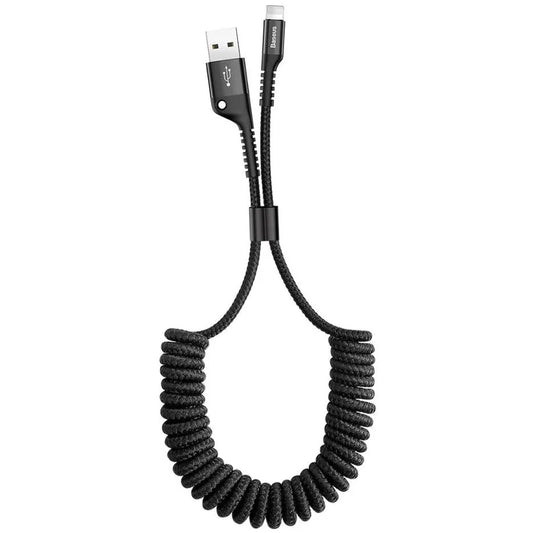 Datový a nabíjecí kabel USB-A - Lightning Baseus s rybím okem, 18 W, 1 m, černý CALSR-01 CALSR-01