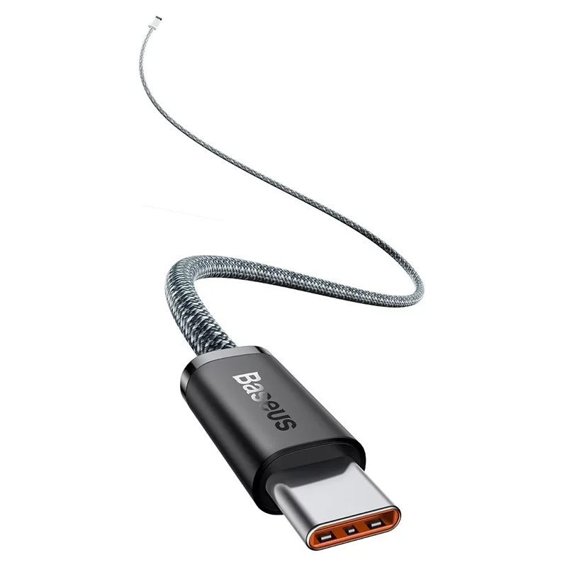 Kabel pro data a nabíjení USB-C - USB-C Baseus Dynamic Series, 100W, 1m, šedý CALD000216