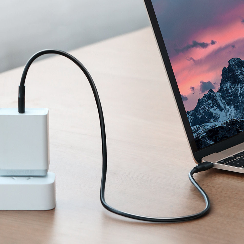 Datový a nabíjecí kabel USB-C - USB-C UGREEN US286, 60W, 1m, černý