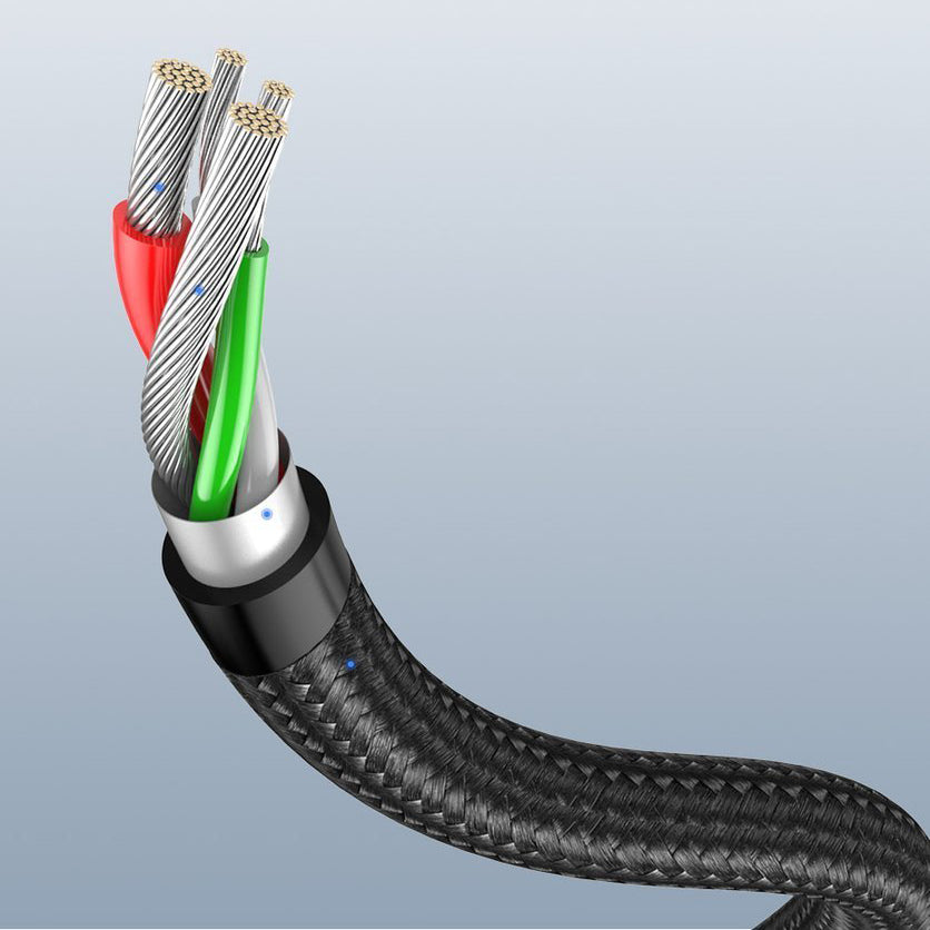 Datový a nabíjecí kabel USB-A - USB-C UGREEN US284 Angled, 18W, 1m, šedý