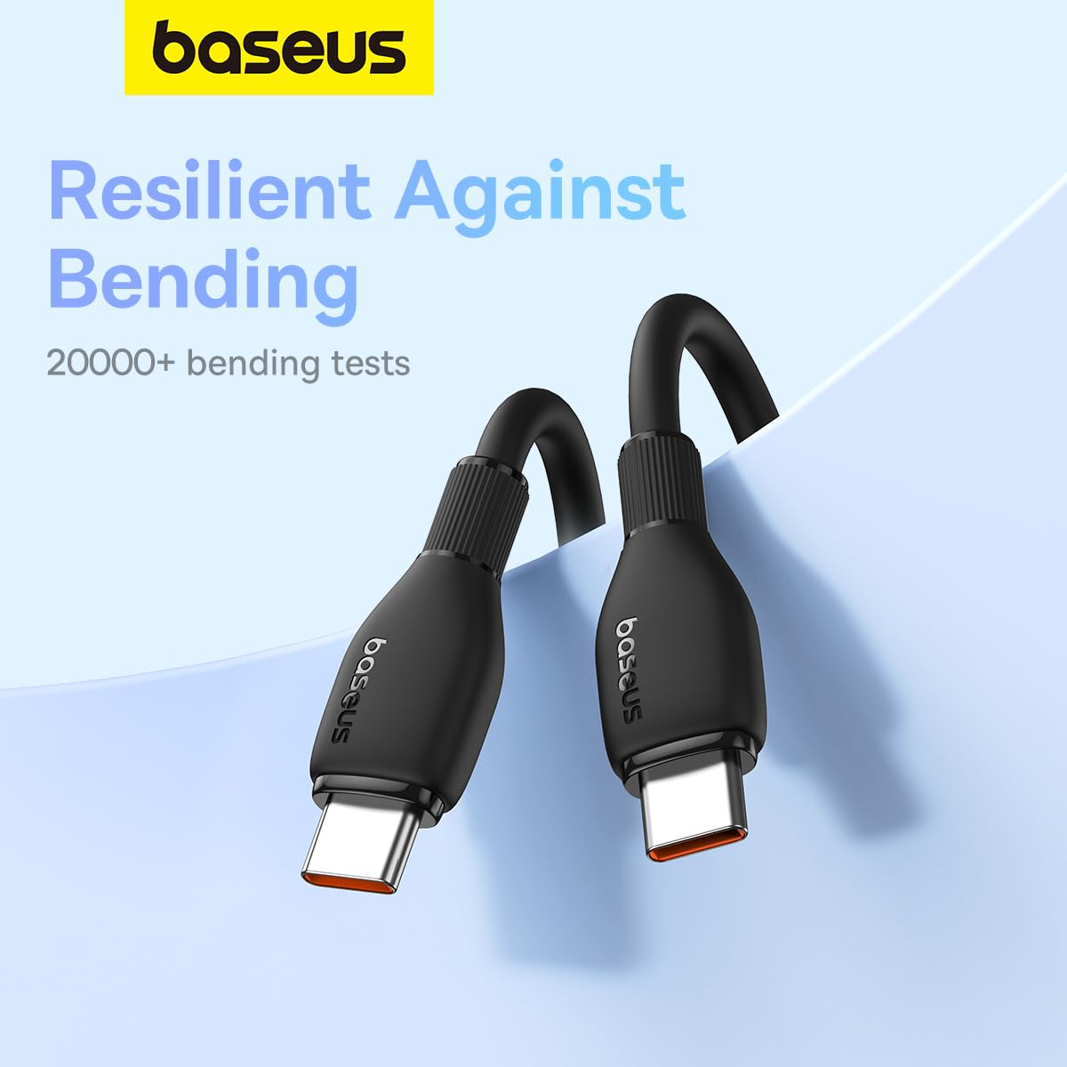 Kabel pro data a nabíjení USB-C - USB-C Baseus Pudding, 100W, 2m, Černý P10355702111-01