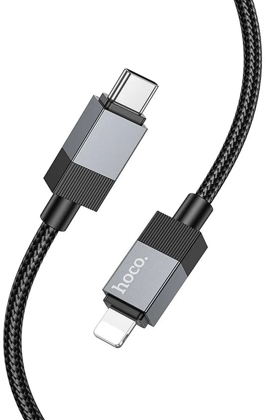 Datový a nabíjecí kabel USB-C - Lightning HOCO X110, 27W, 1m, Černý