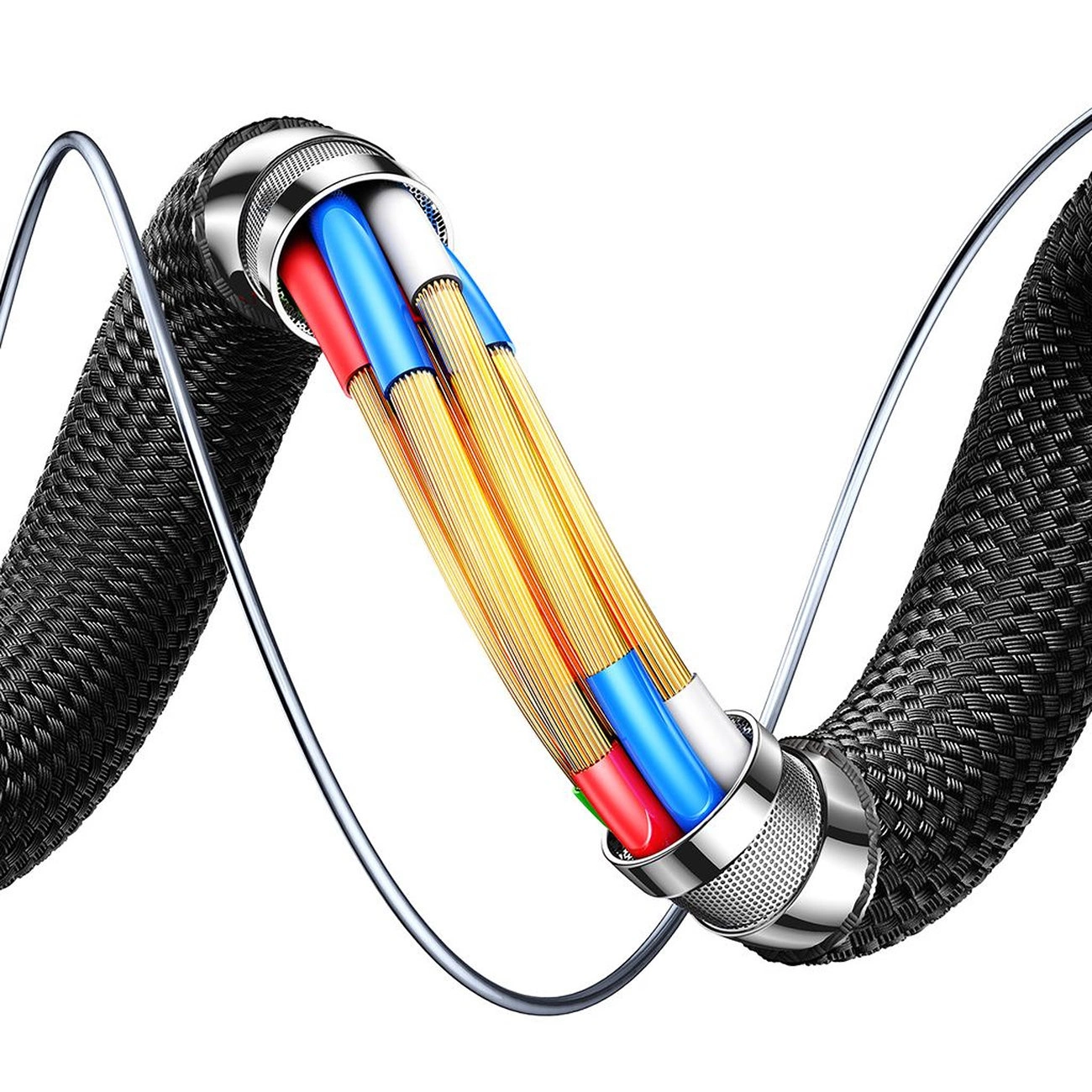 Datový a nabíjecí kabel USB-C - USB-C Joyroom S-A60 StarTalk, 100W, 1.2m, černý