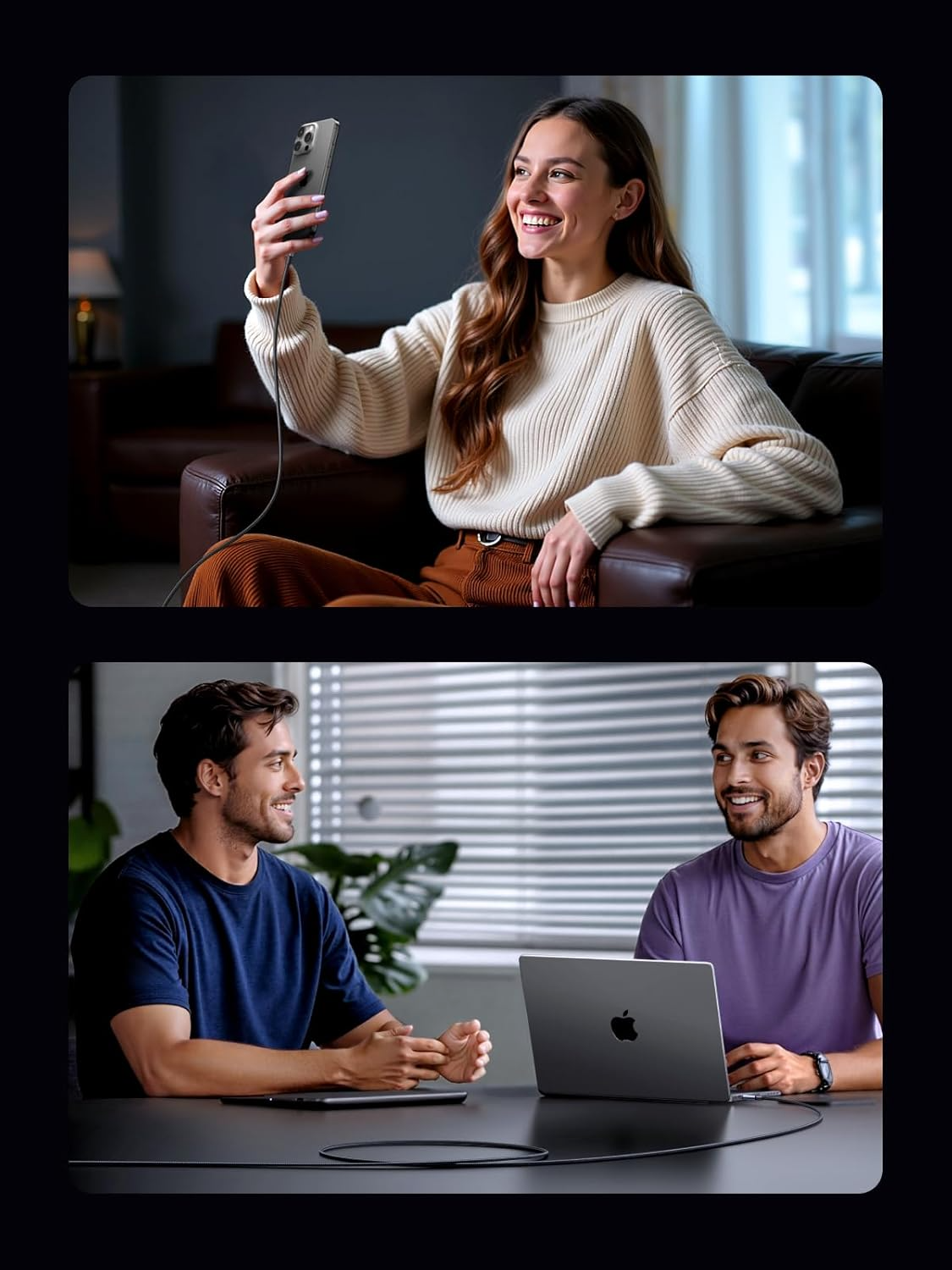 Kabel pro data a nabíjení USB-C - USB-C UGREEN L524, 60W, 2m, šedý