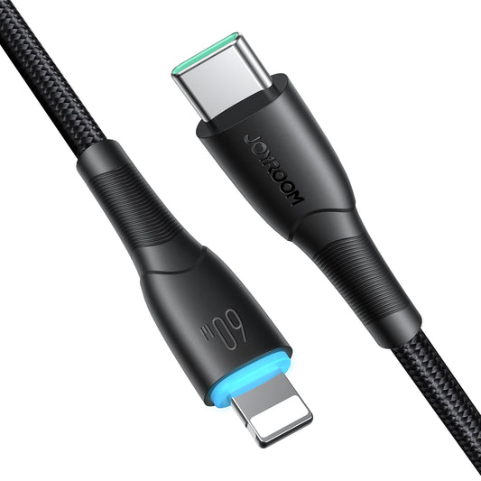 Kabel pro data a nabíjení USB-C - USB-C Joyroom S-A32, 60W, 1m, černý