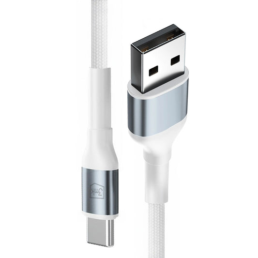 Datový a nabíjecí kabel USB-A - USB-C 3MK Hyper N, 18W, 1m, Bílý