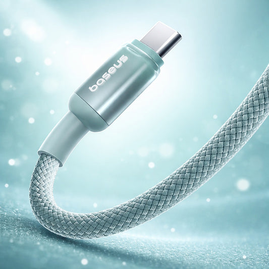 Datový a nabíjecí kabel USB-A - USB-C Baseus Discolor, 100W, 2m, Modrozelený E0418500