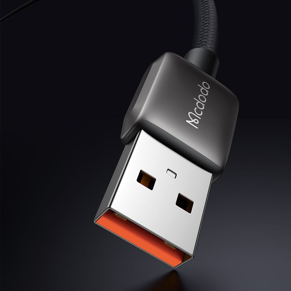 Datový a nabíjecí kabel USB-A - USB-C McDodo CA-2350 Display, 100W, 1.2m, Černý