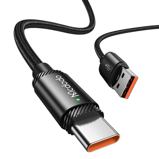 Datový a nabíjecí kabel USB-A - USB-C McDodo CA-4730, 120W, 1.5m, černý