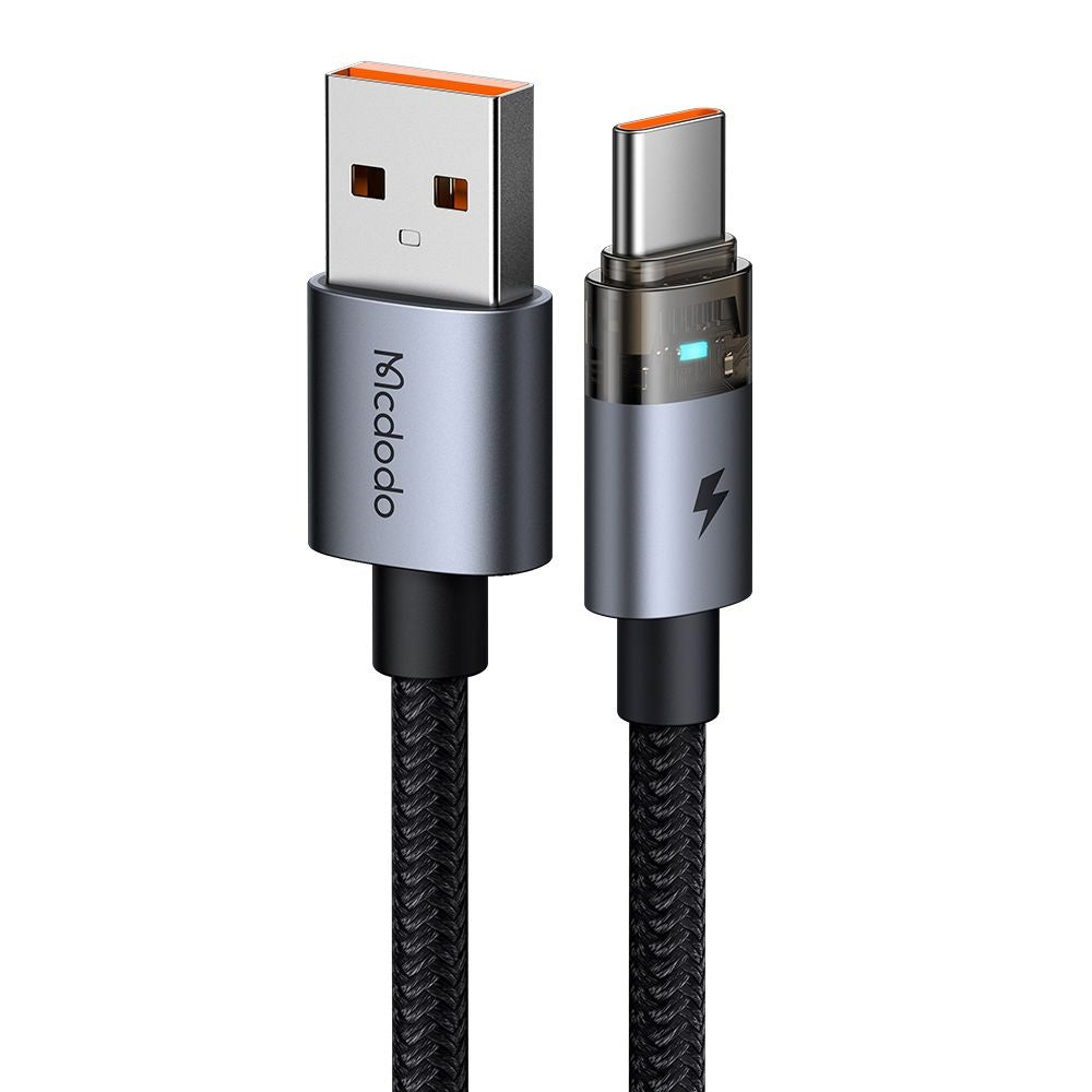 Datový a nabíjecí kabel USB-A - USB-C McDodo CA-6890, 66W, 1.2m, černý