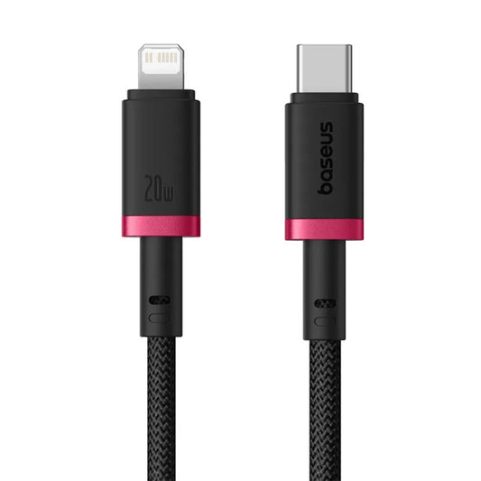 Datový a nabíjecí kabel USB-C - Lightning Baseus Dura Series, 20W, 1m, Červeno-černý P10377800U01-01