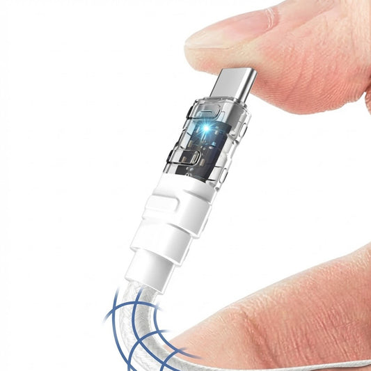 Datový a nabíjecí kabel USB-C - Lightning Lito LD05, 27W, 1m, Bílý