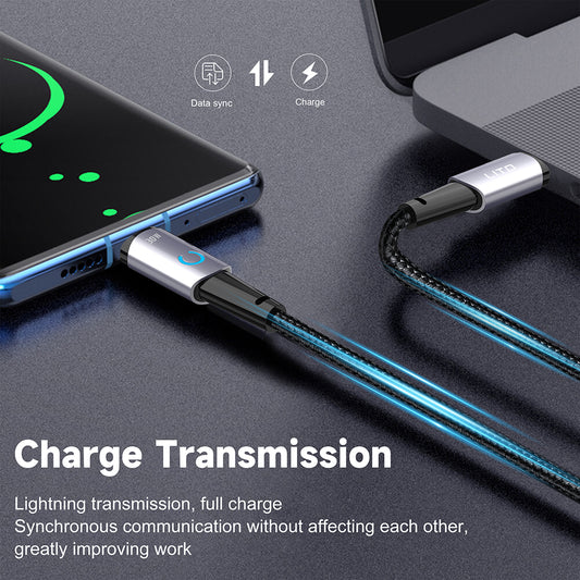 Datový a nabíjecí kabel USB-C - Lightning Lito LD10CL, 30W, 1m, černý